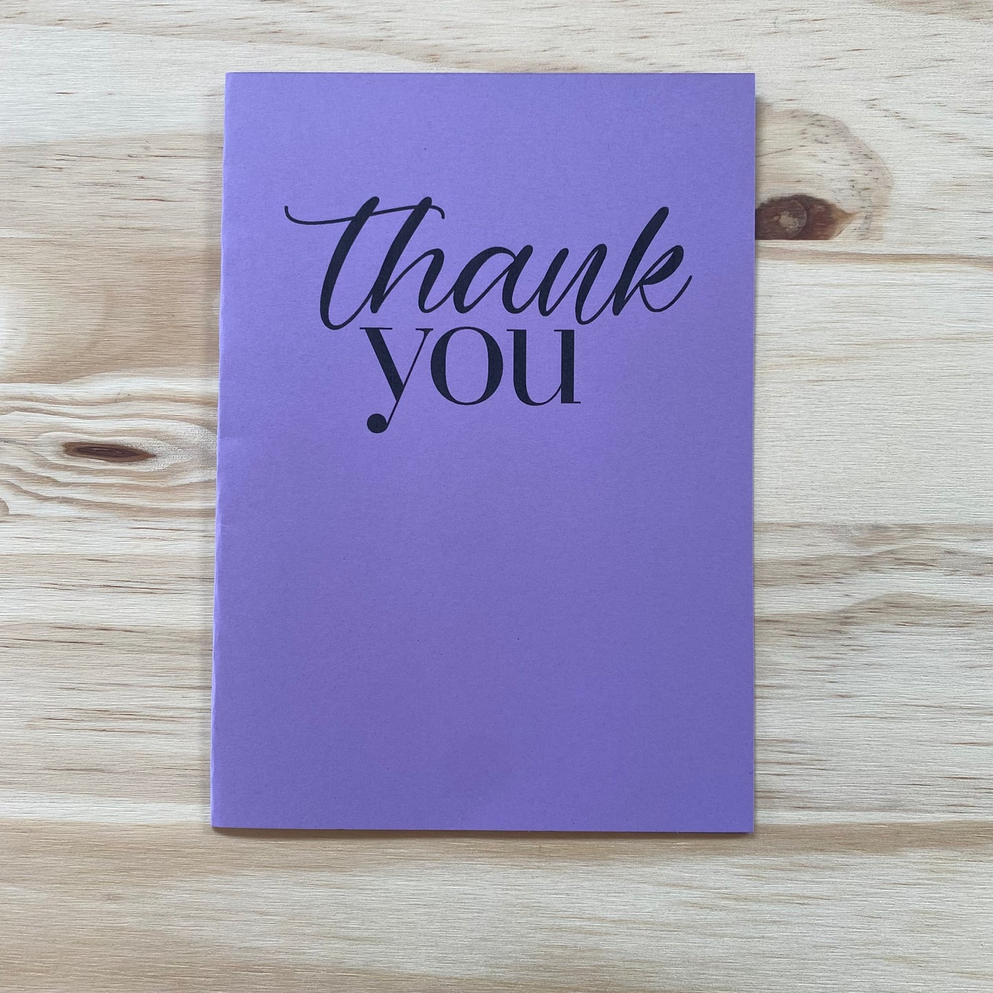 "Thank You" Card