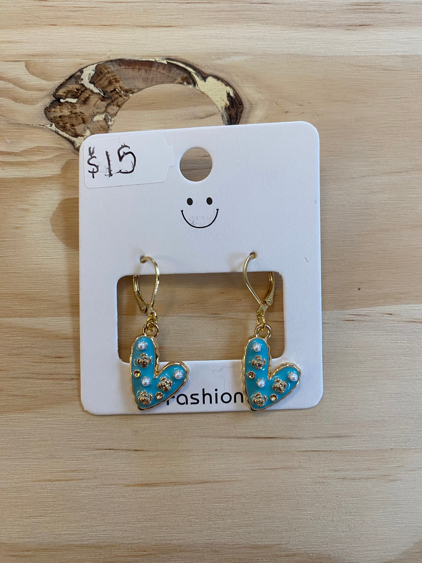 Asymmetrical Heart Earrings