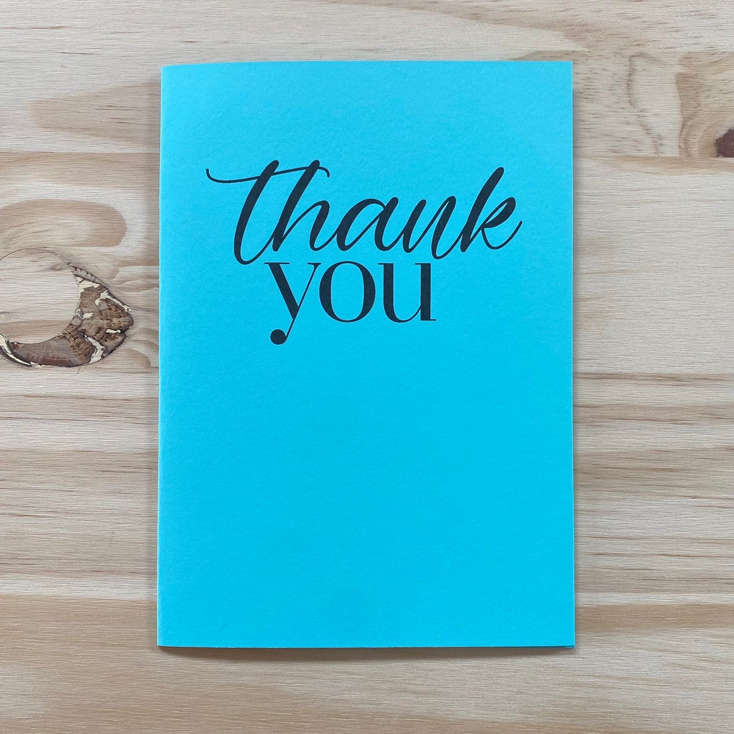 "Thank You" Card