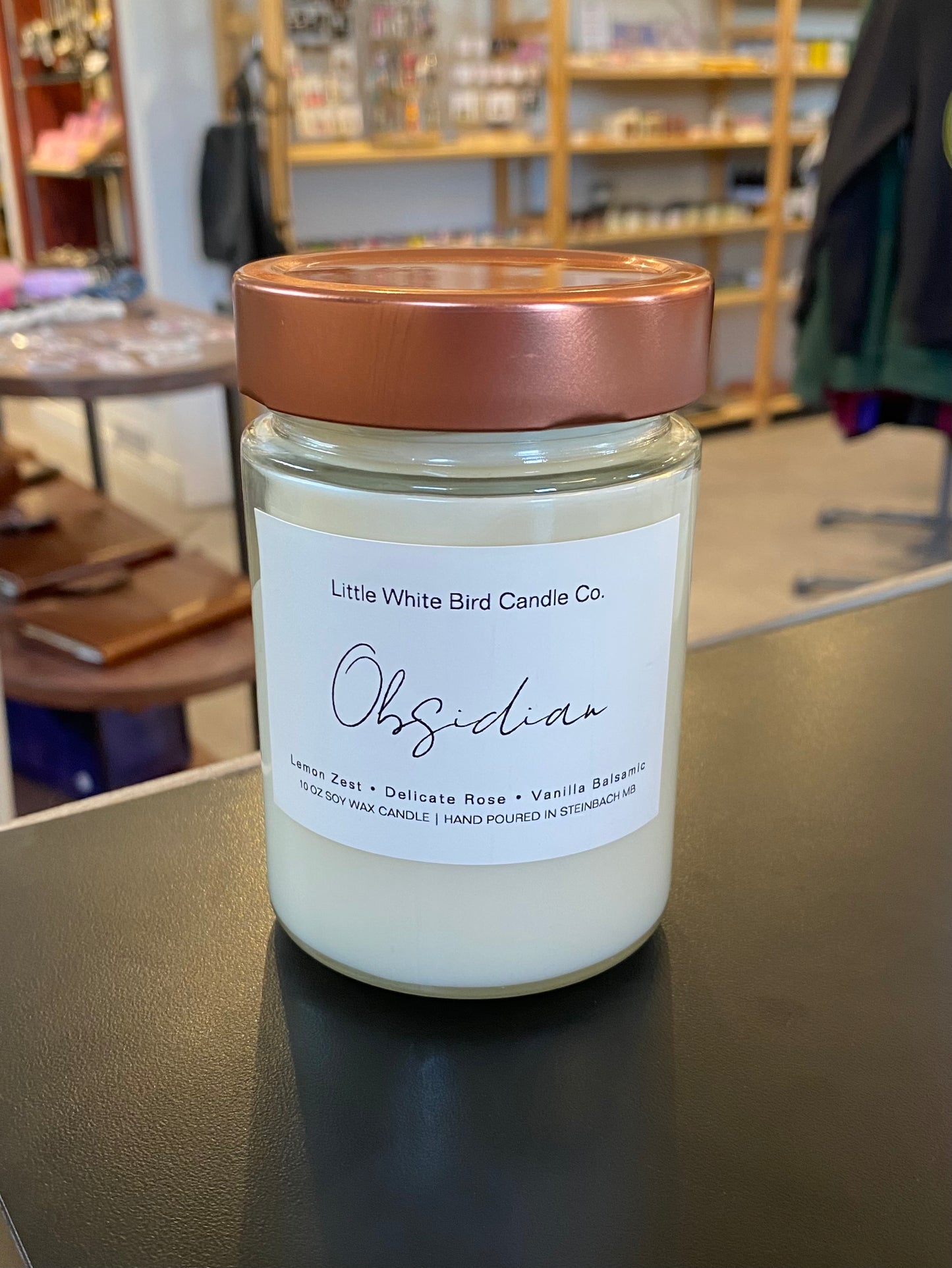 Obsidian Jar Candle