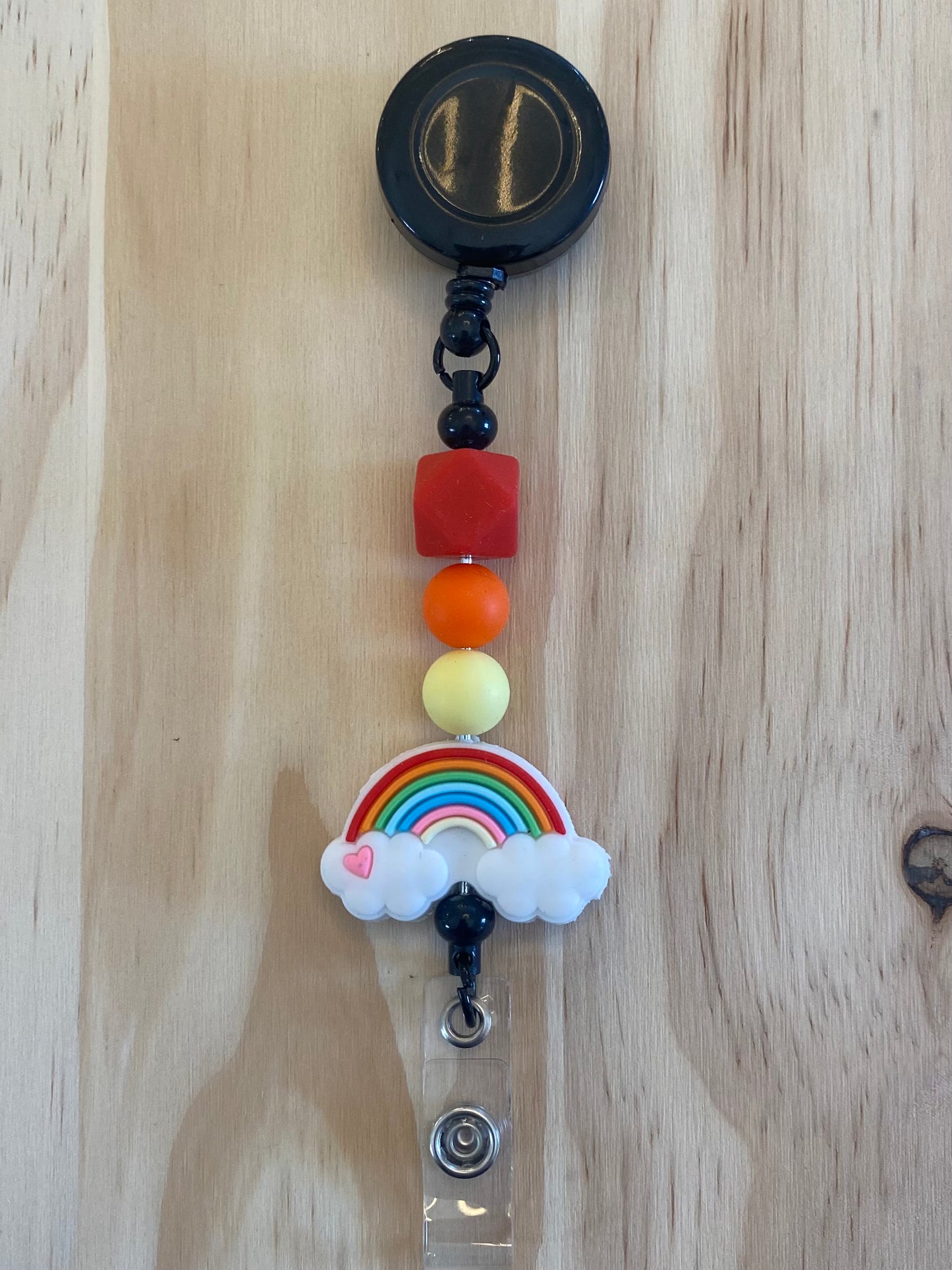 Rainbow Badge Holder