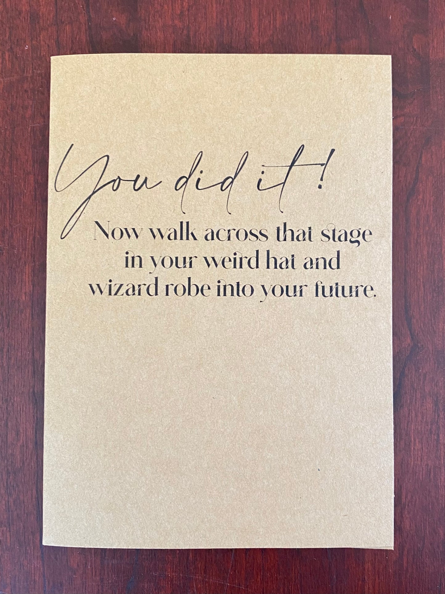 “Weird Hat and Wizard Robe” Card