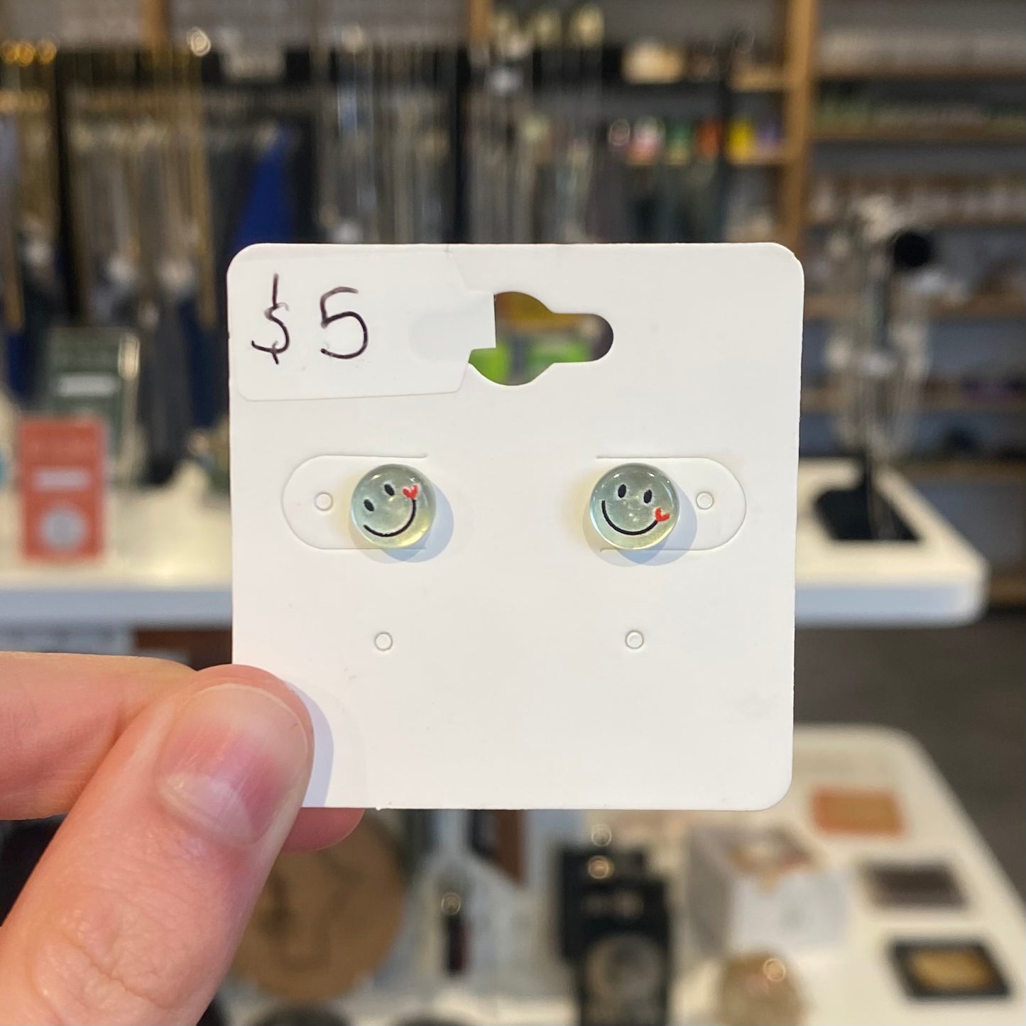 Smiley Stud Earrings