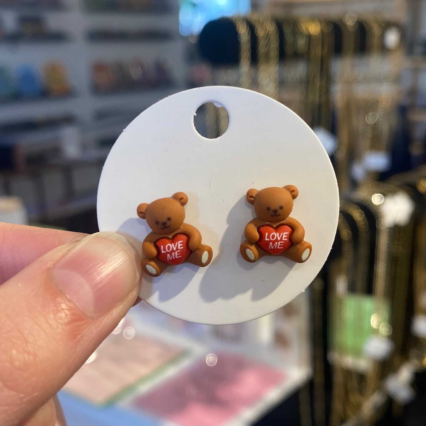 Love Me Teddy Earrings