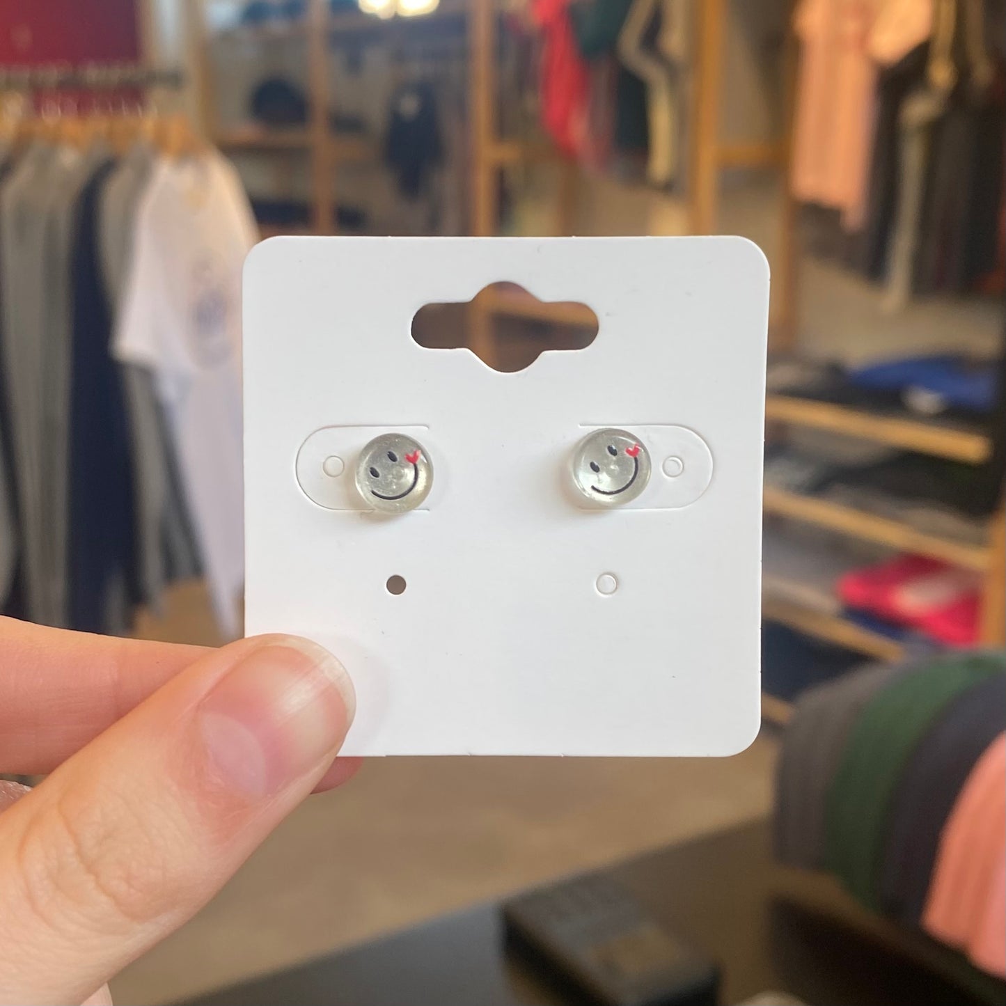 Smiley Stud Earrings