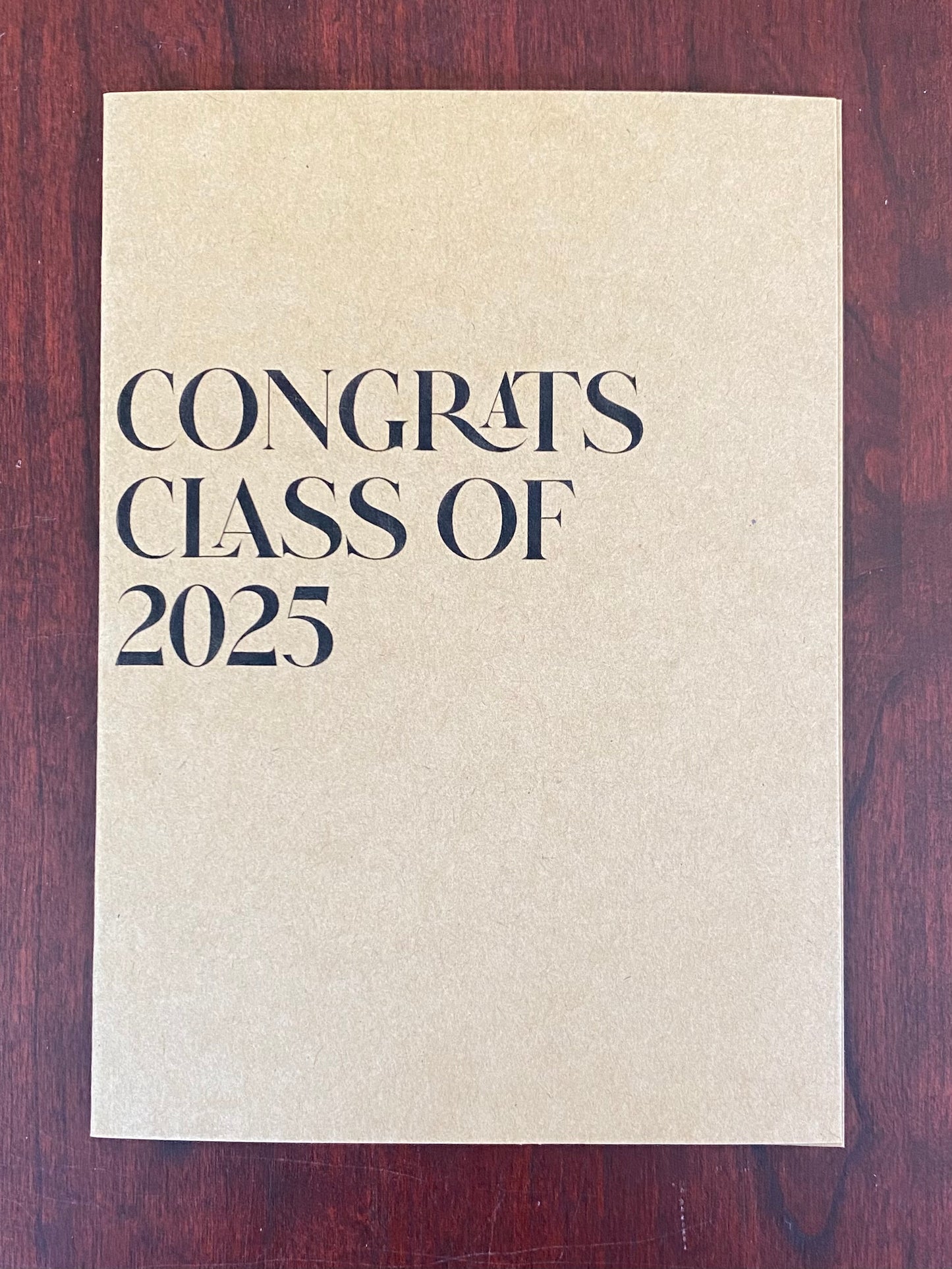 “Class of 2025” Card
