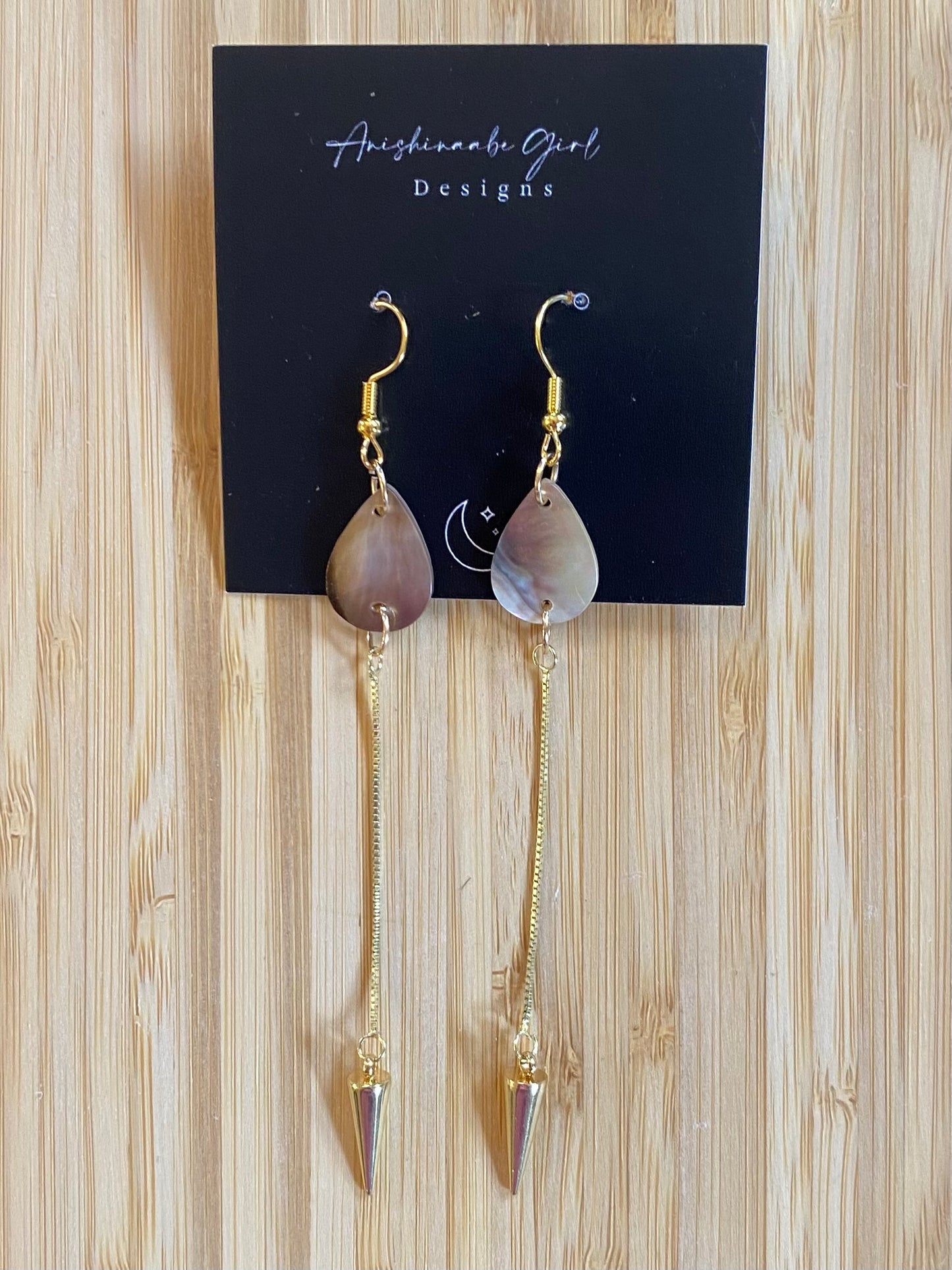 Teardrop Shell Earrings