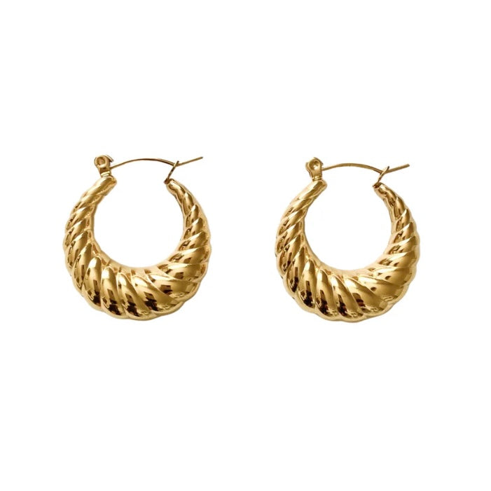 Croissant Hoop Earrings