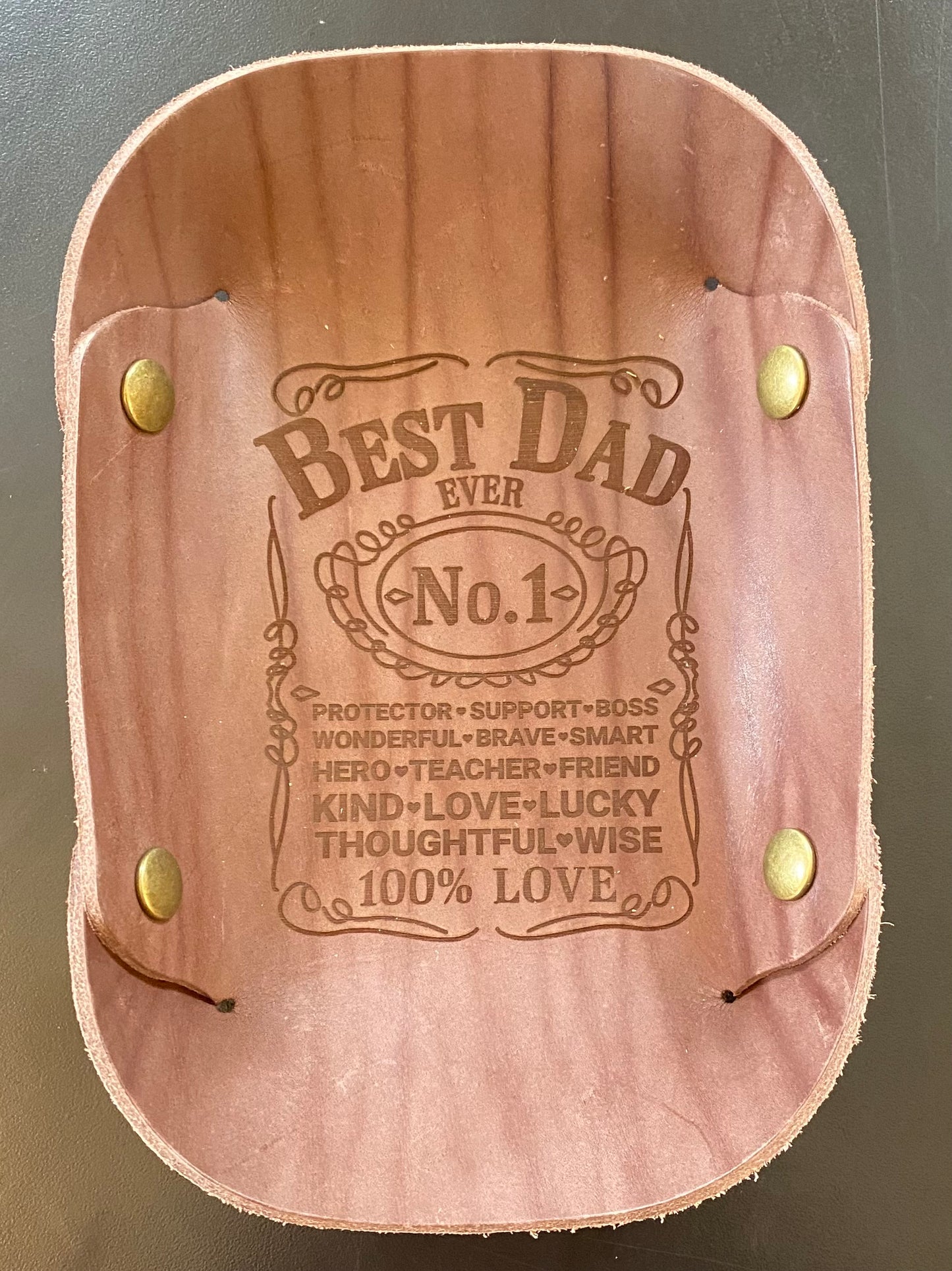 Leather Valet Tray