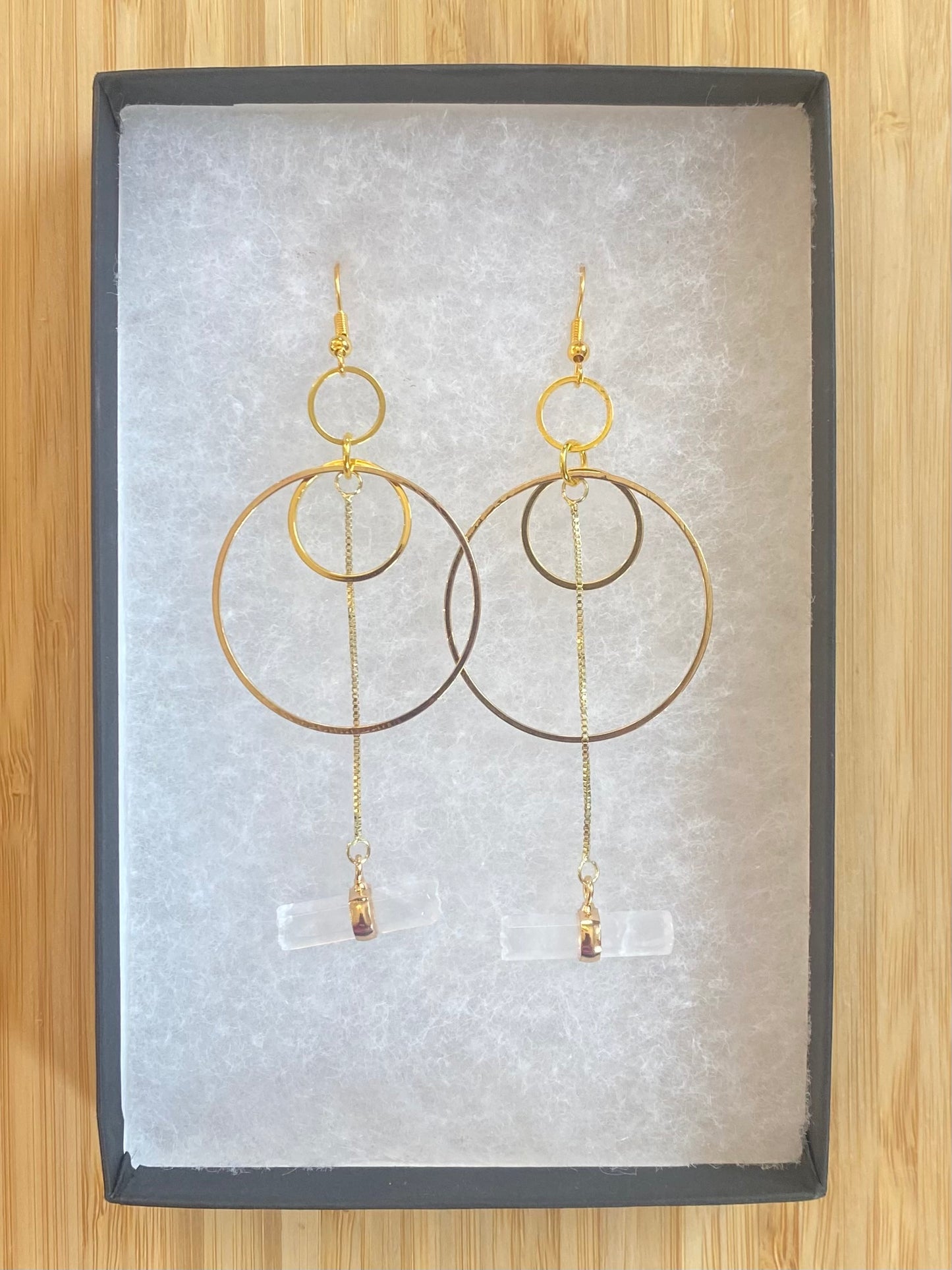 Quartz Earrings