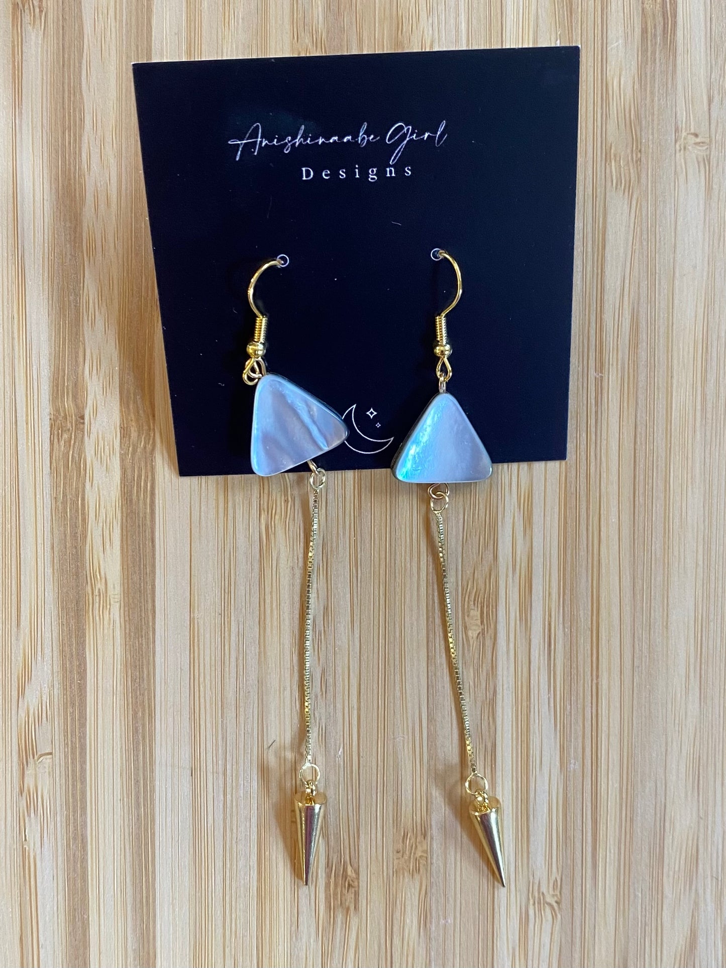 Triangle Shell Earrings
