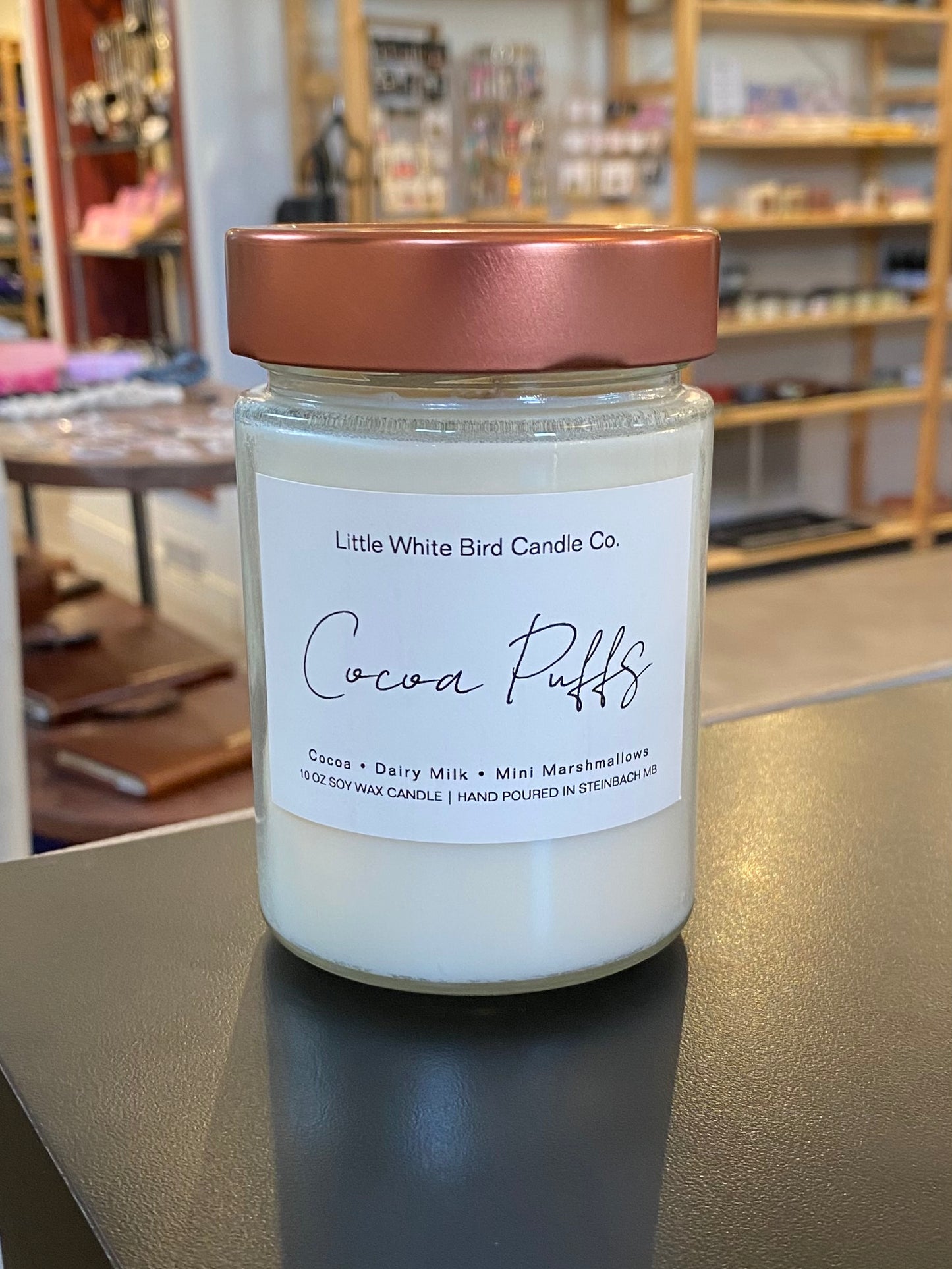 Cocoa Puffs Jar Candle