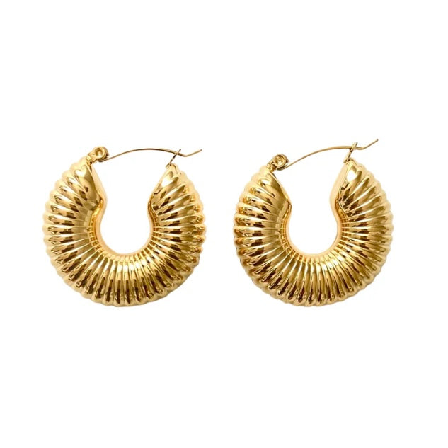 Soleil Hoop Earrings