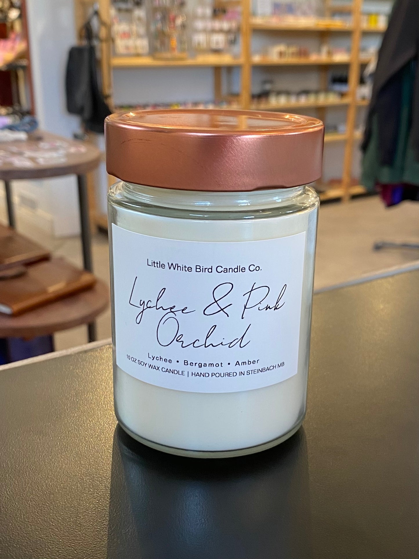Lychee and Pink Orchid Jar Candle