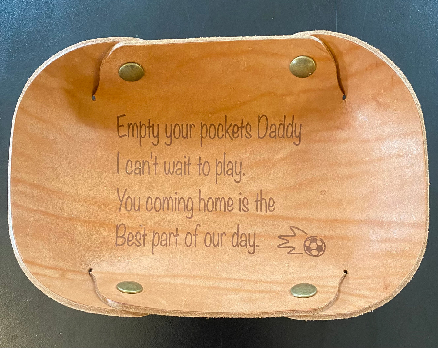 Leather Valet Tray
