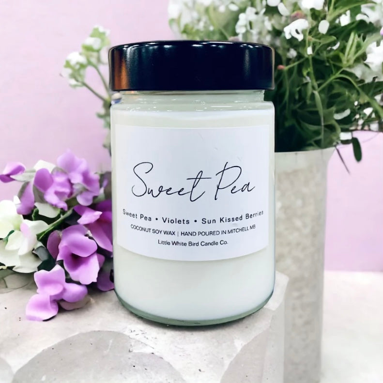 Sweet Pea Jar Candle