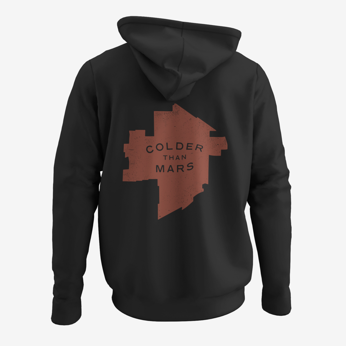 Colder Than Mars Zip-Up Hoodie | Black