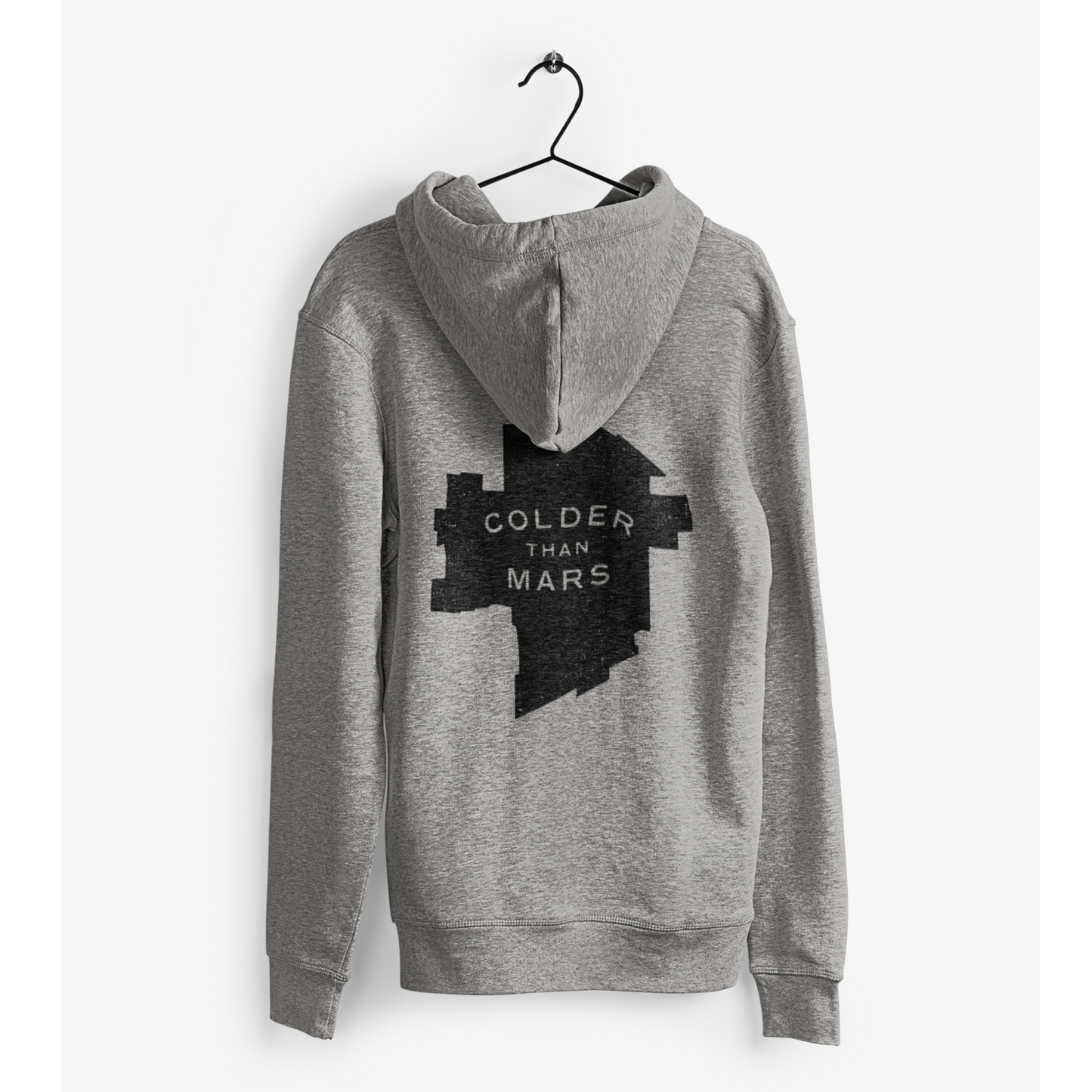 Colder Than Mars Zip-Up Hoodie | Athletic Grey