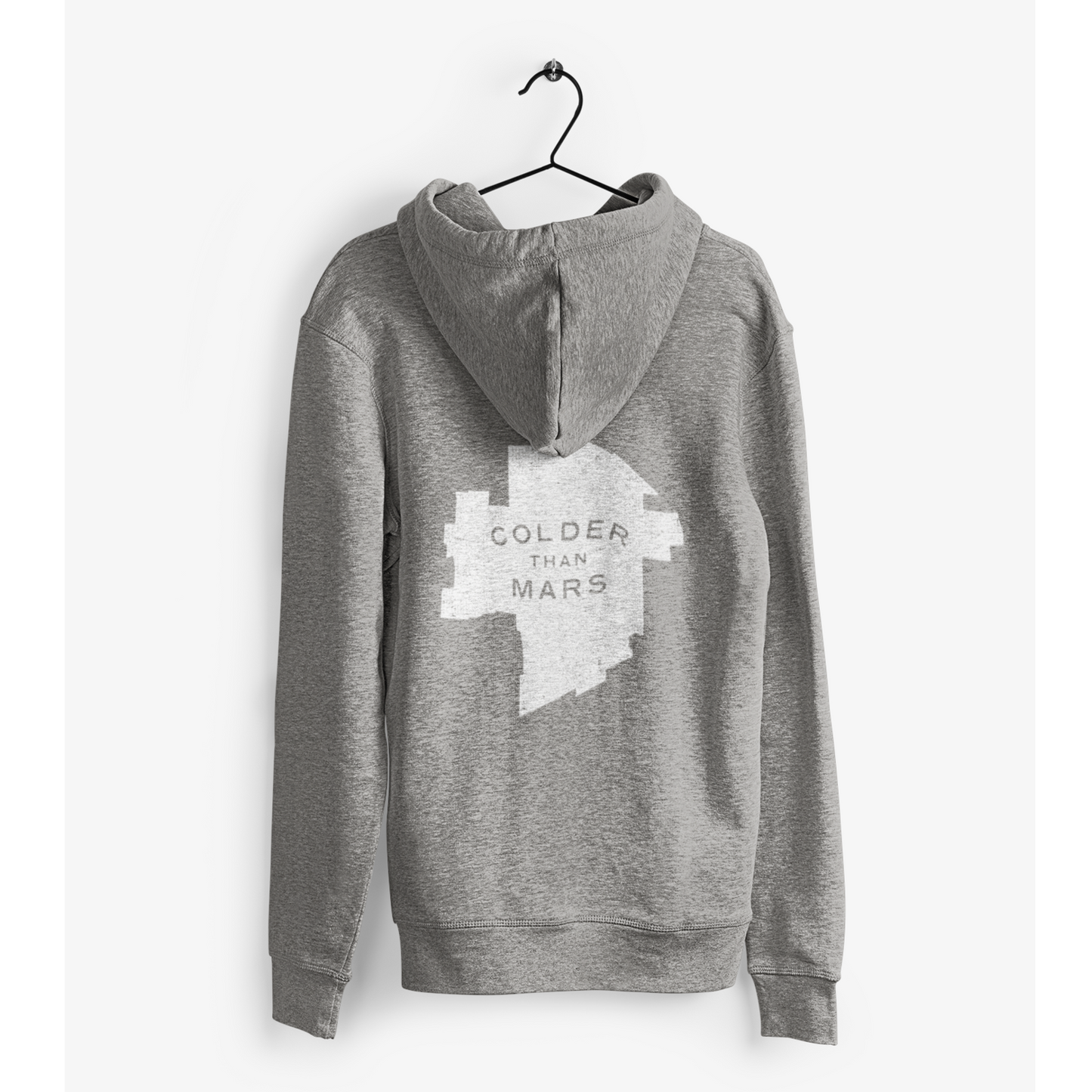 Colder Than Mars Zip-Up Hoodie | Athletic Grey