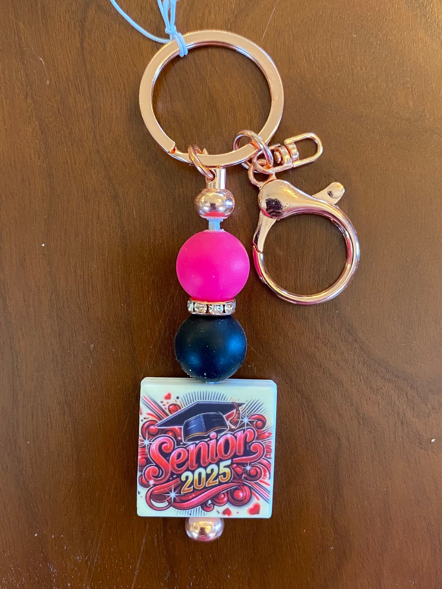 Magenta "Senior" Keychain