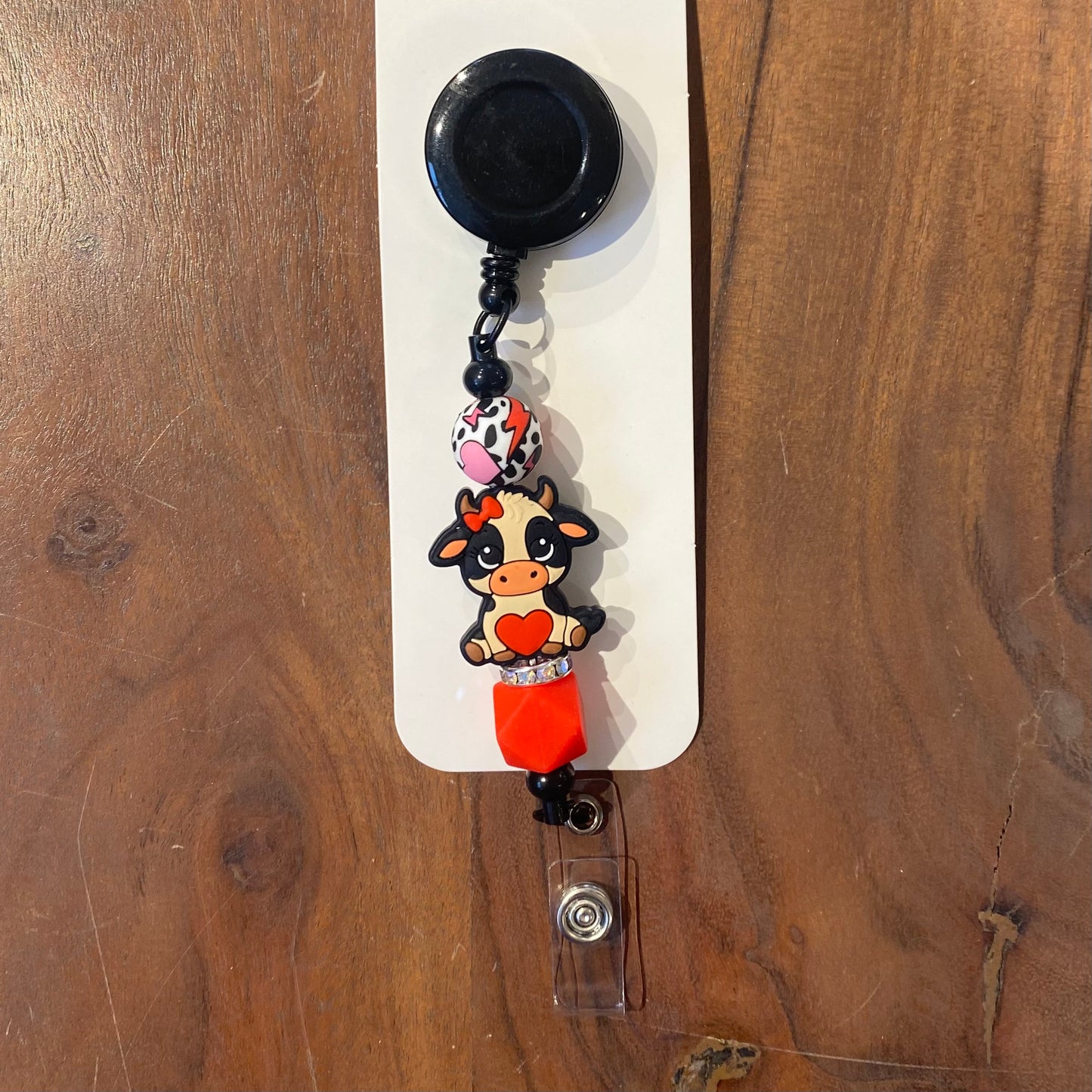 Cow Badge Holder