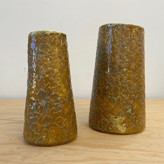 Ceramic Vase | Gold