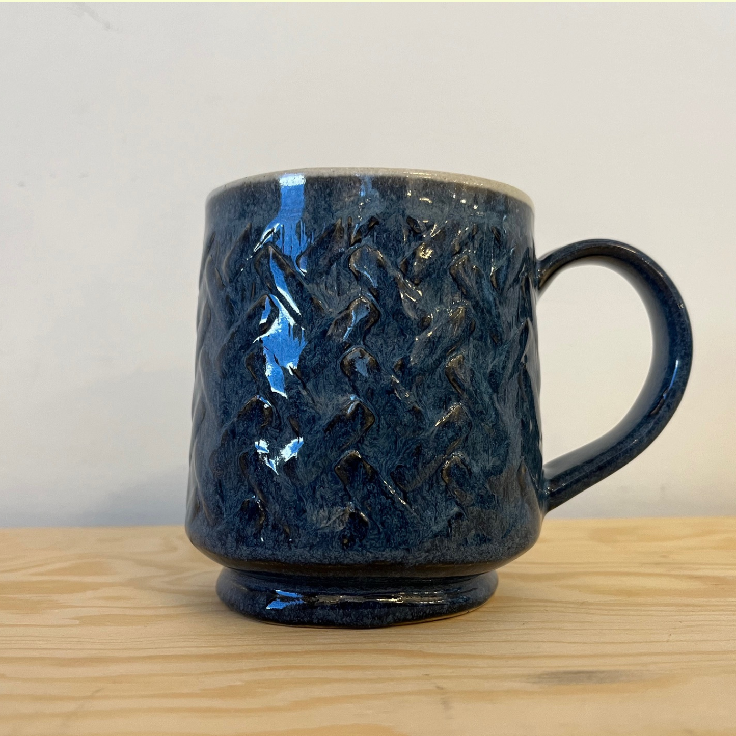 Geometric Ceramic Coffee Cup
