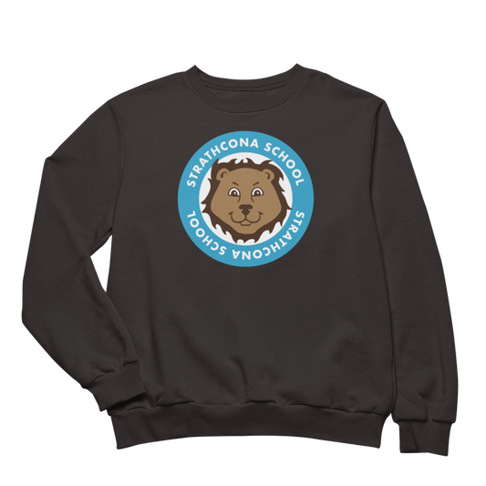 Strathcona School Crewneck Sweatshirt (Youth) | Black