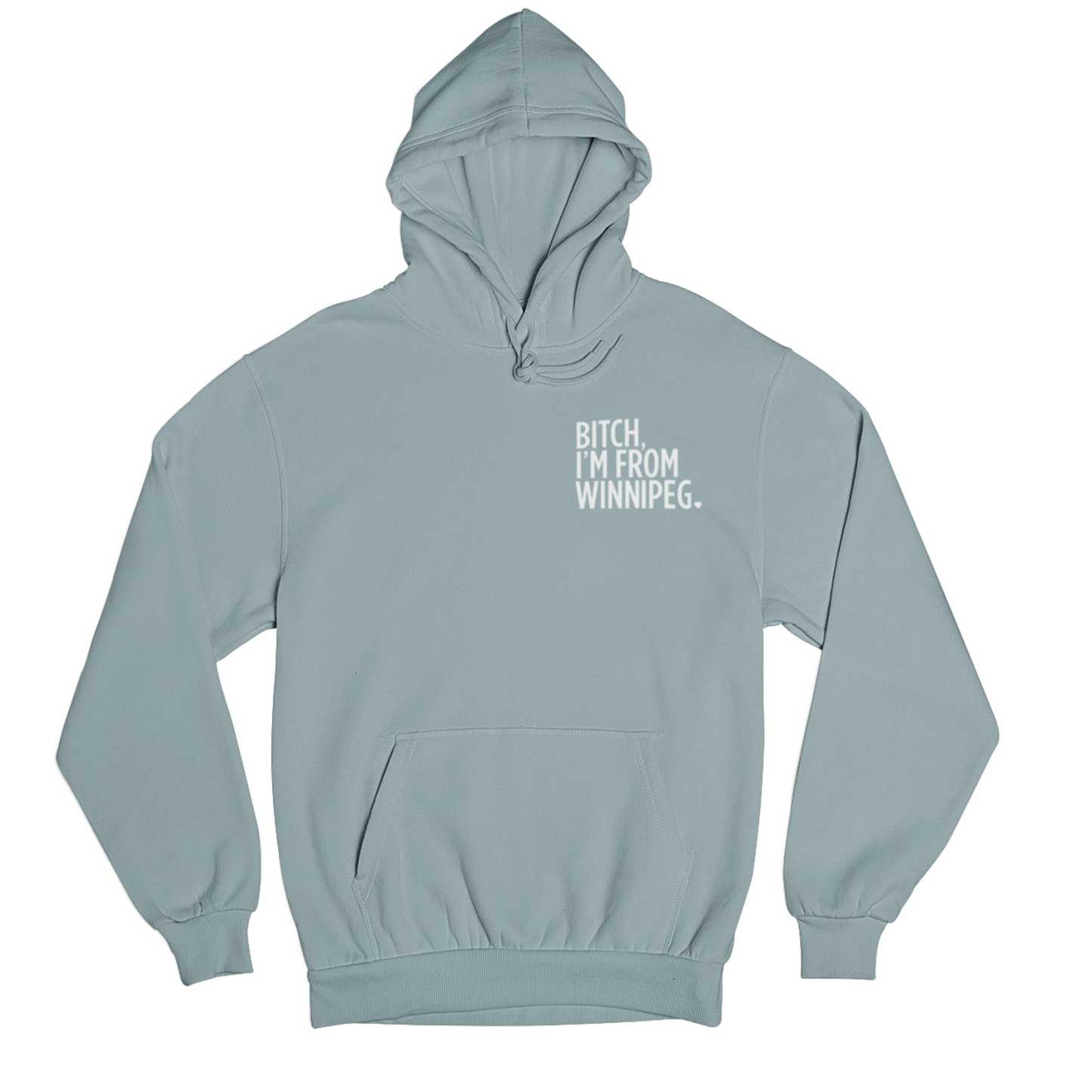 BIFW Hoodie | White on Sage