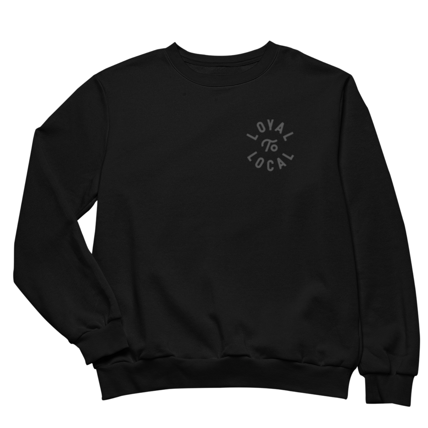Loyal To Local Crewneck | Charcoal on Black