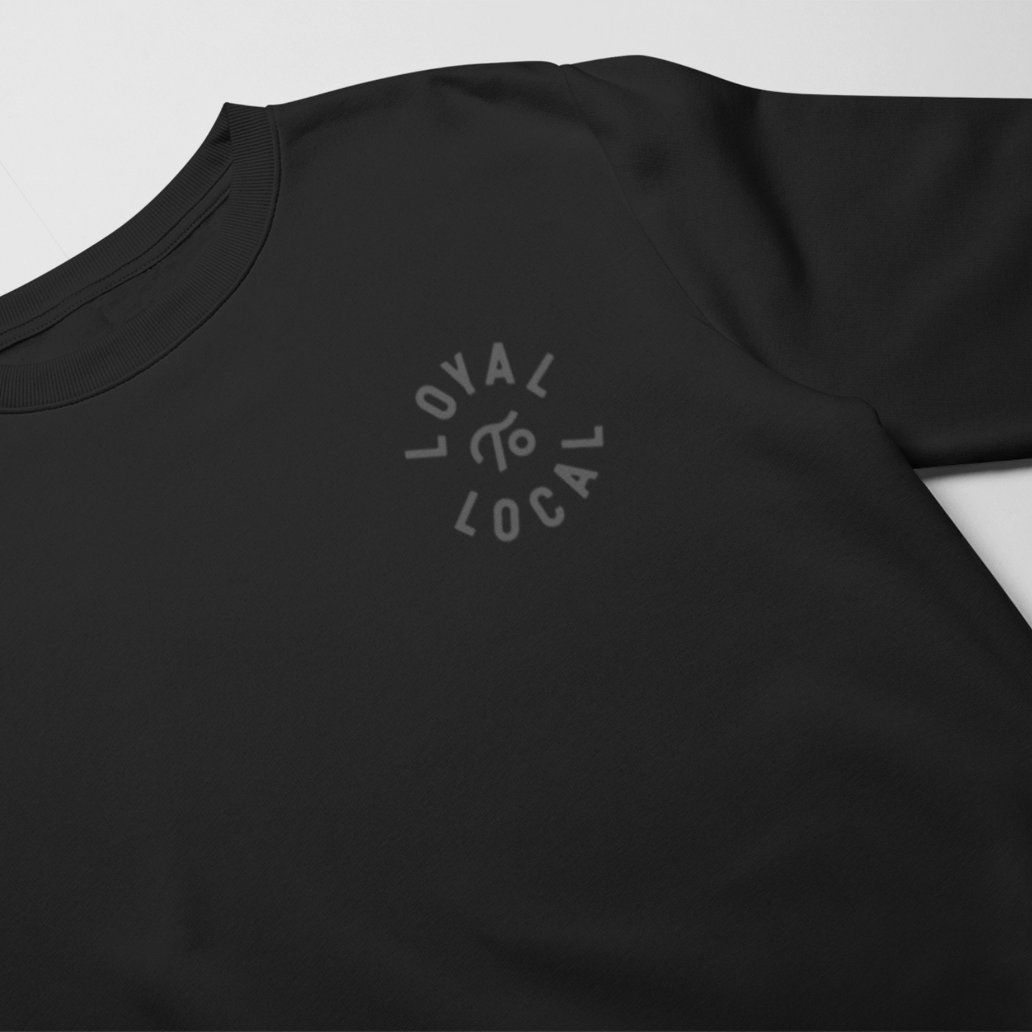 Loyal To Local Crewneck | Charcoal on Black