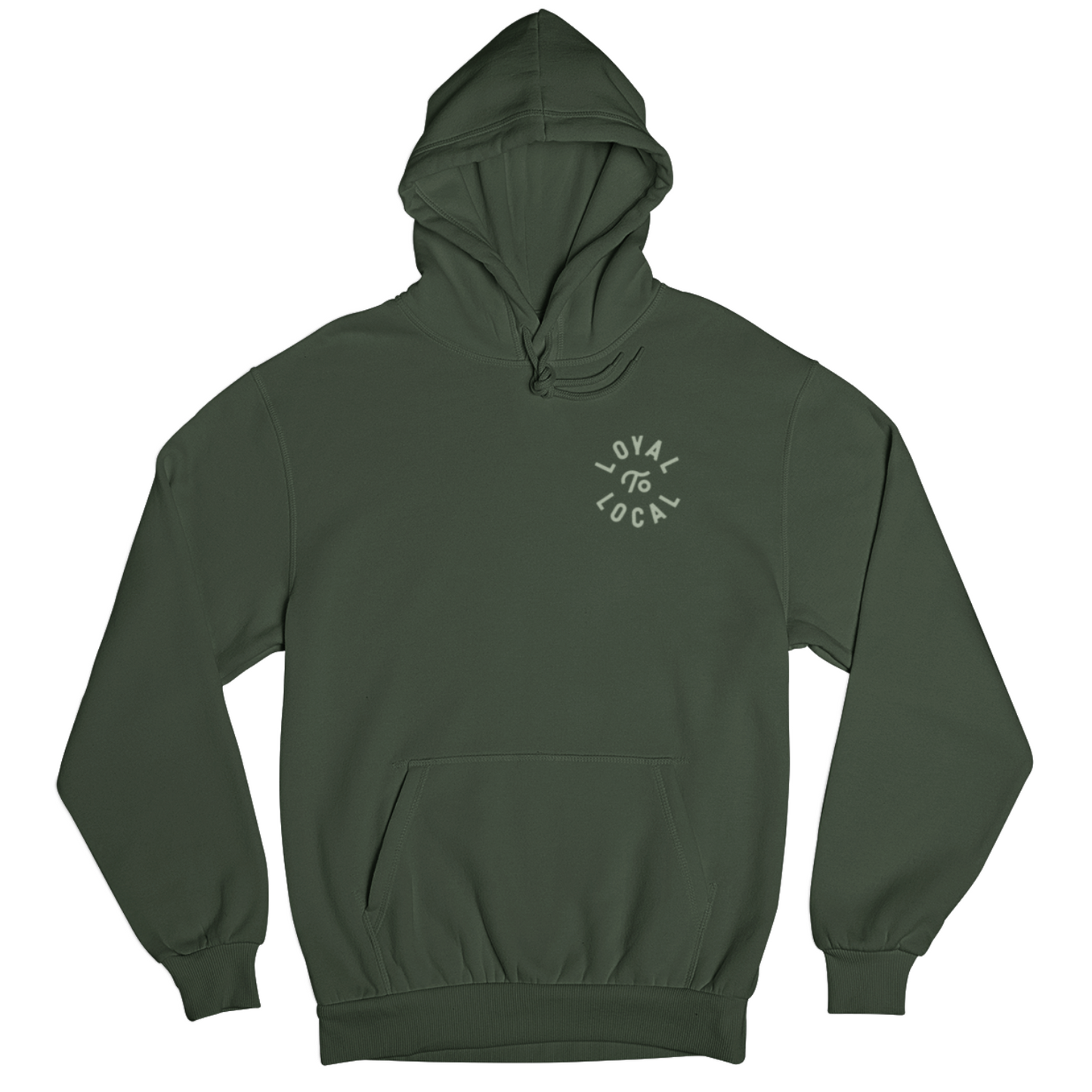 Loyal To Local Hoodie | Sage on Forest