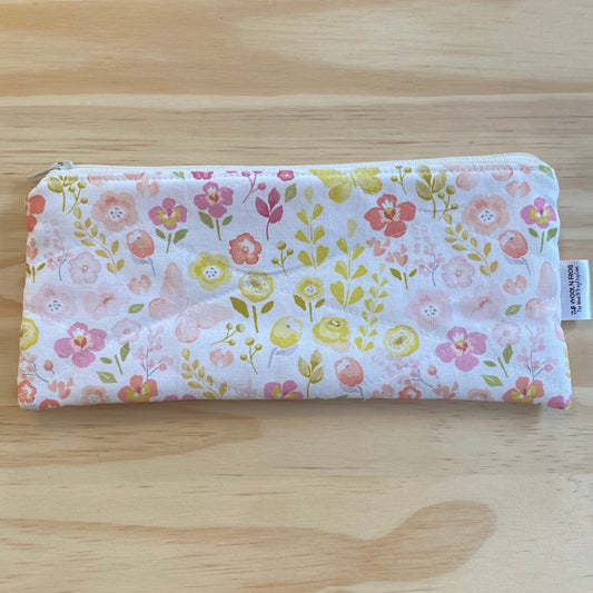 Watercolor Florals Pencil Case