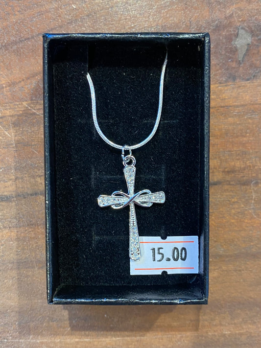 Sparkly Cross Necklace