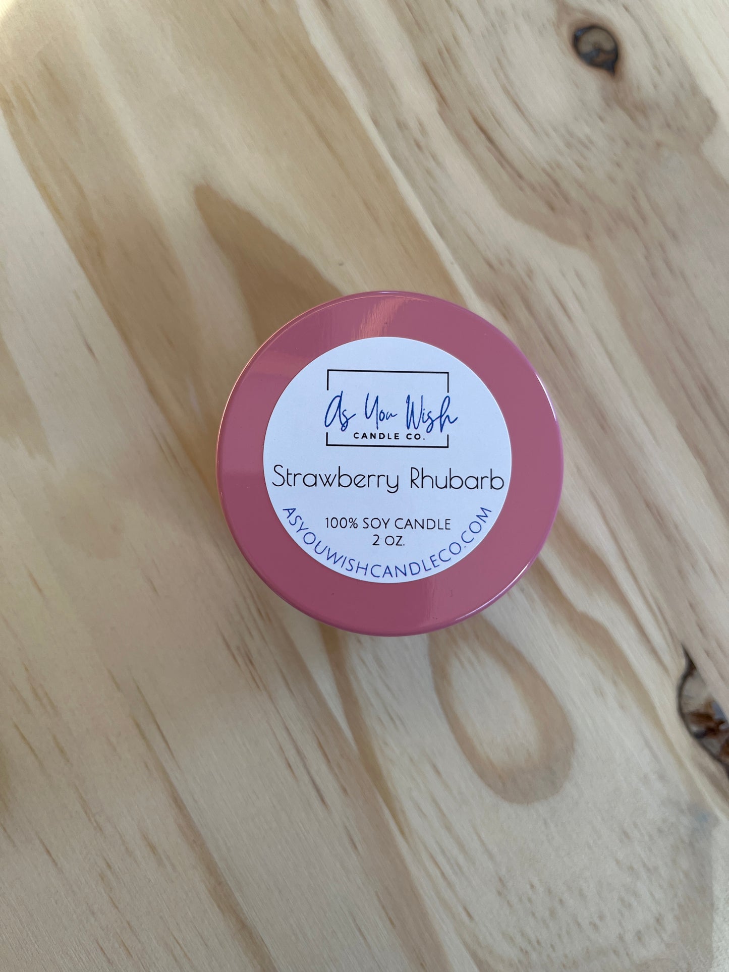 Strawberry Rhubarb Candle
