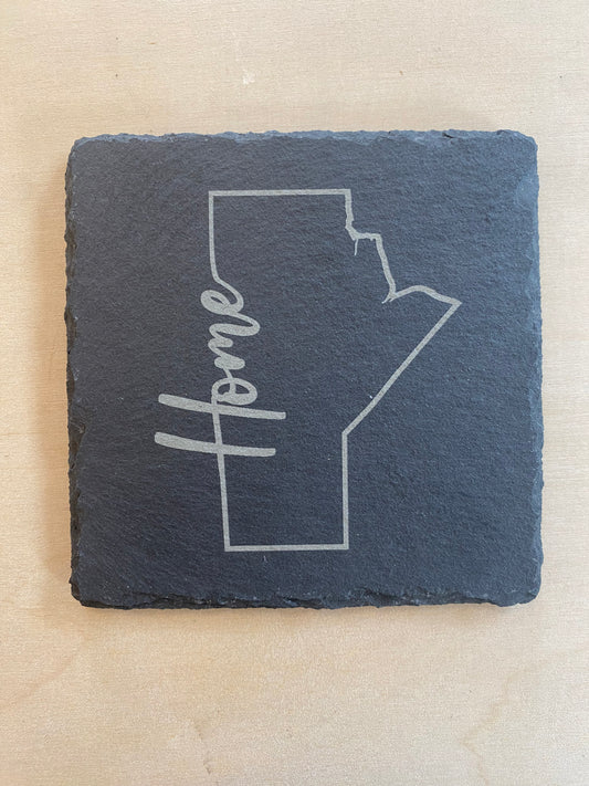Manitoba Square Coaster