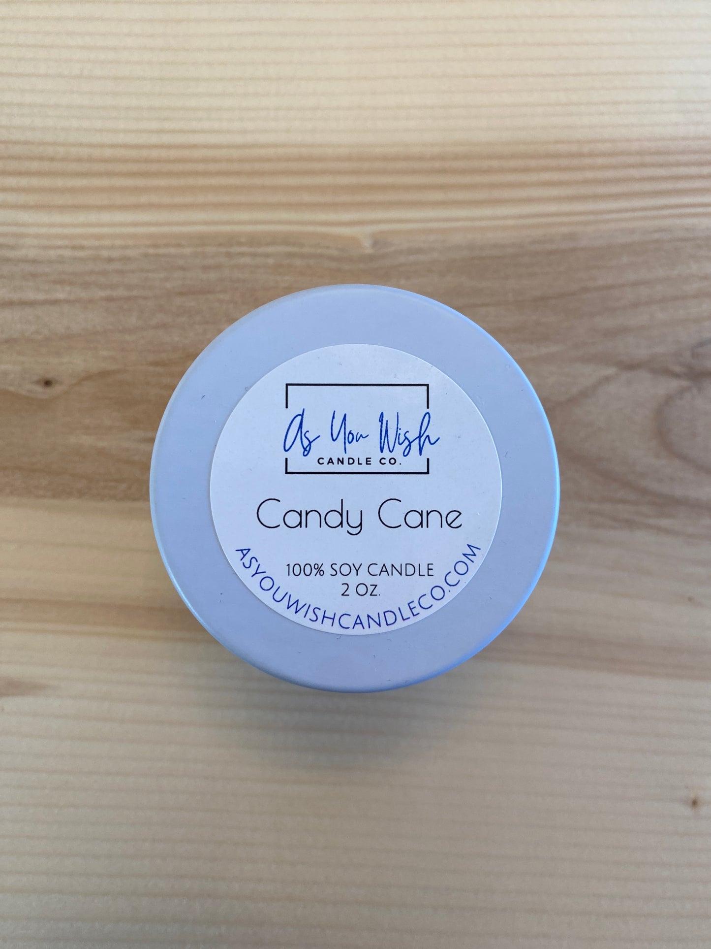 Candy Cane Candle