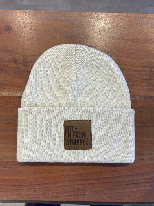BIFW Toque | Chestnut on Cream