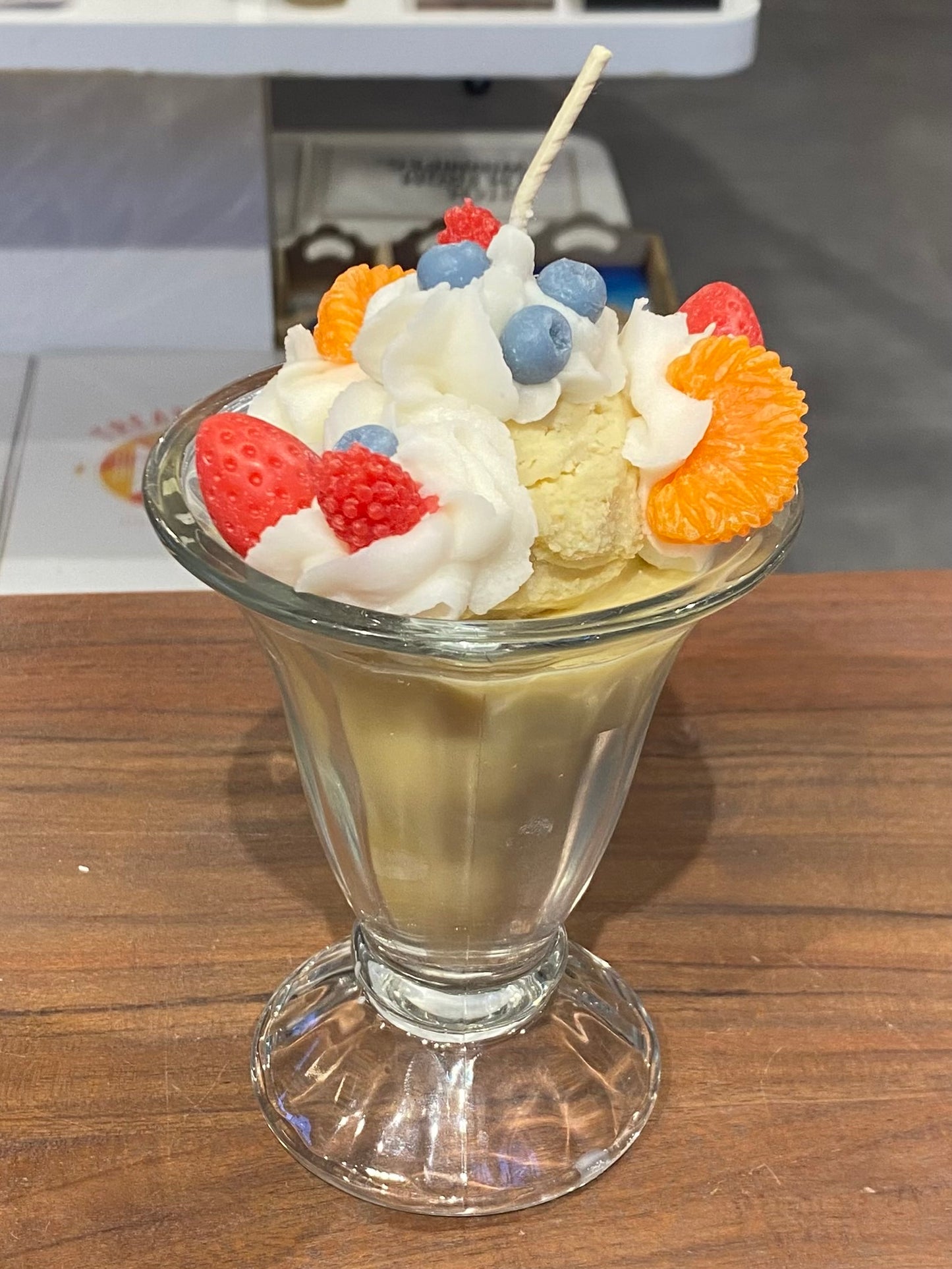 Fruit Salad Ice Cream Candle