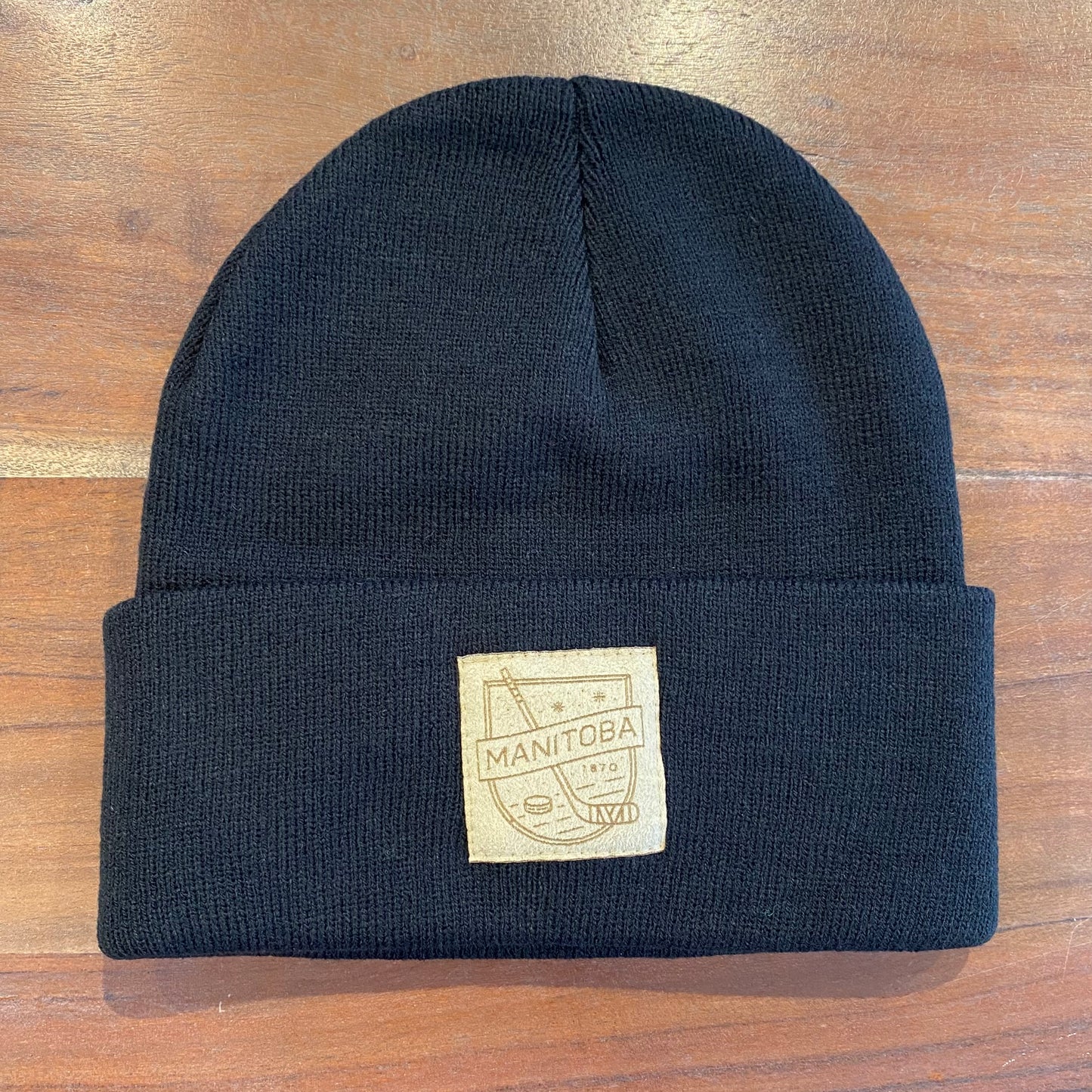 MB Hockey Toque | Natural on Black