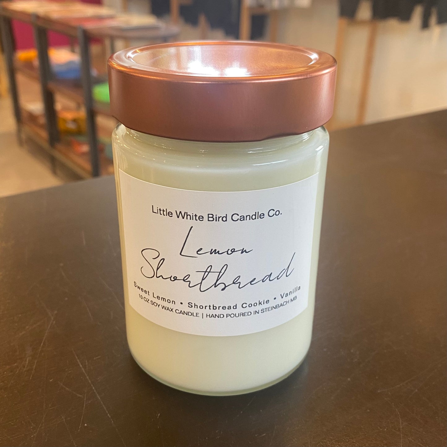 Lemon Shortbread Jar Candle