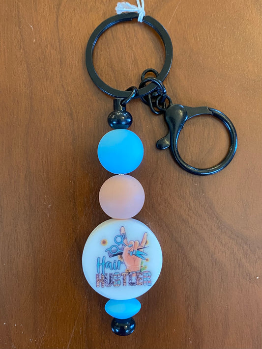 "Hair Hustler" Keychain