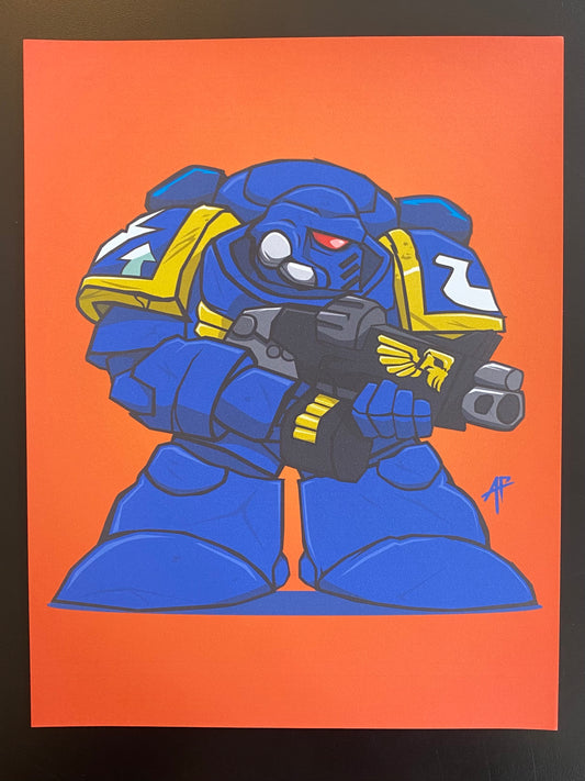 Ultramarine Print