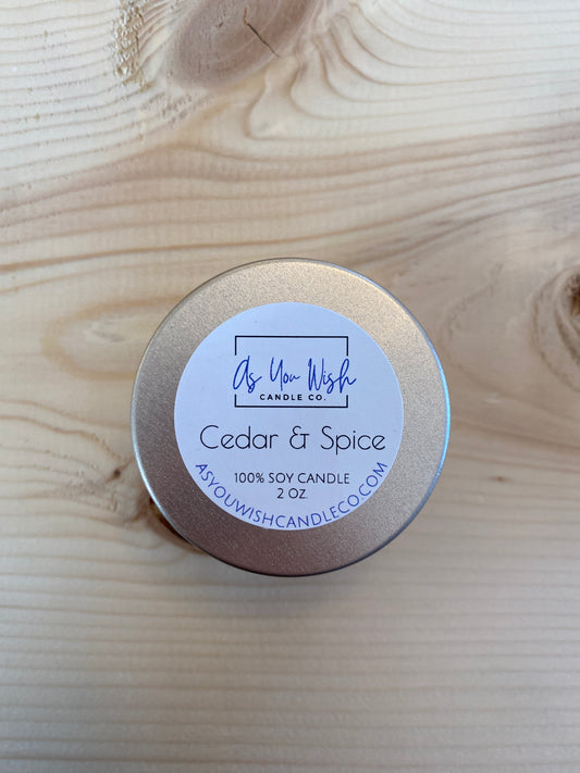 Cedar & Spice Candle