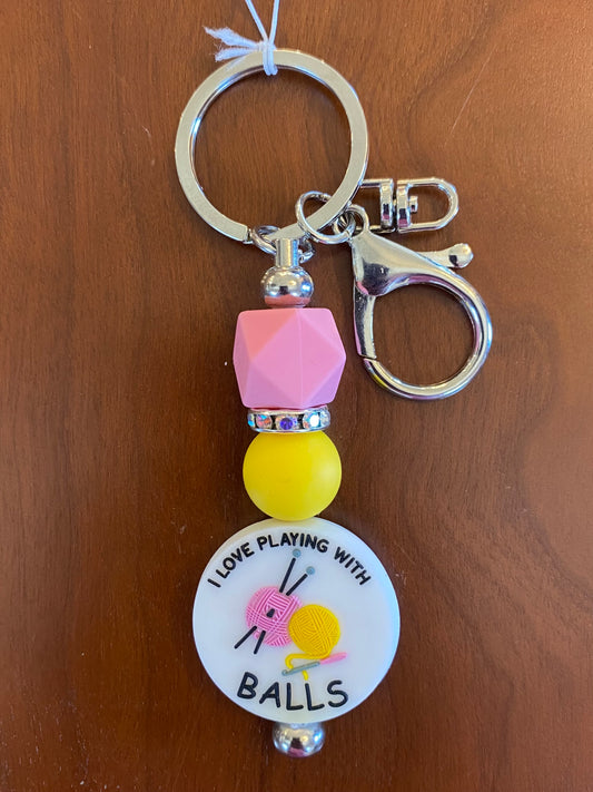 "Balls" Keychain