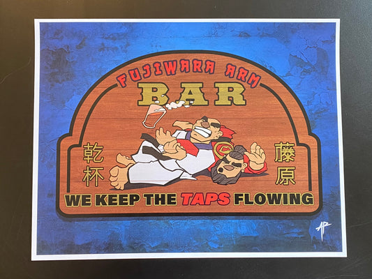 Fujiwara Bar Print