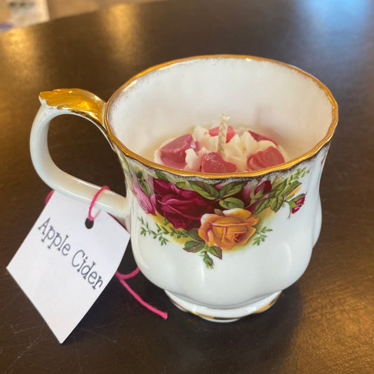Apple Cider Teacup Candle