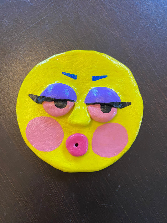 Yellow Incense Holder