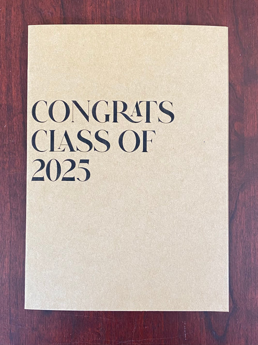 “Class of 2025” Card