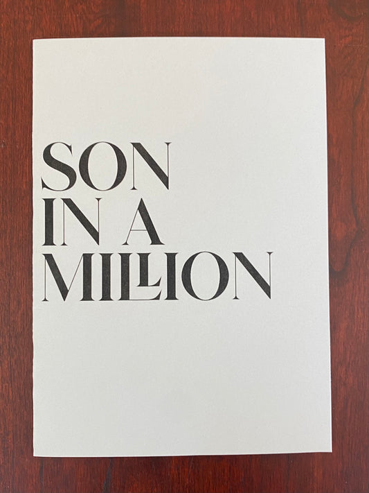 “Son in a Million” Card